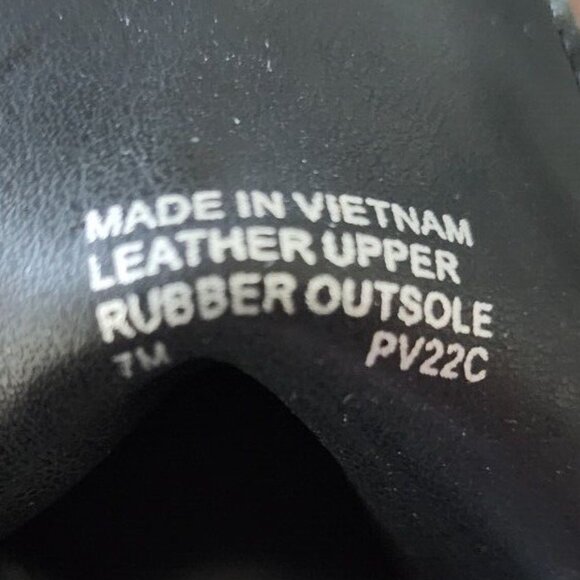 Michael Kors Lawson Booties High Heel Open Toe Black Leather - Picture 6 of 7